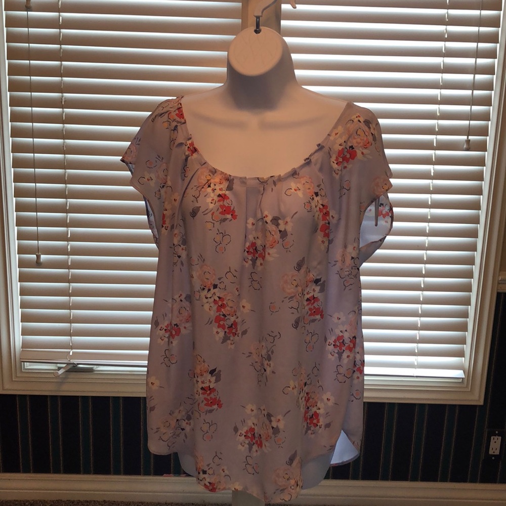 Floral print top